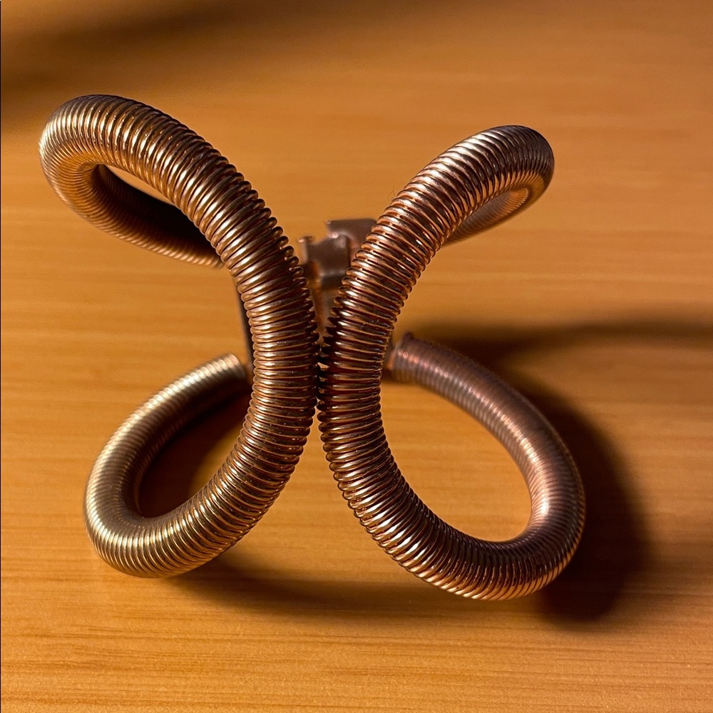 Copper Coil Statement Bracelet - image 1